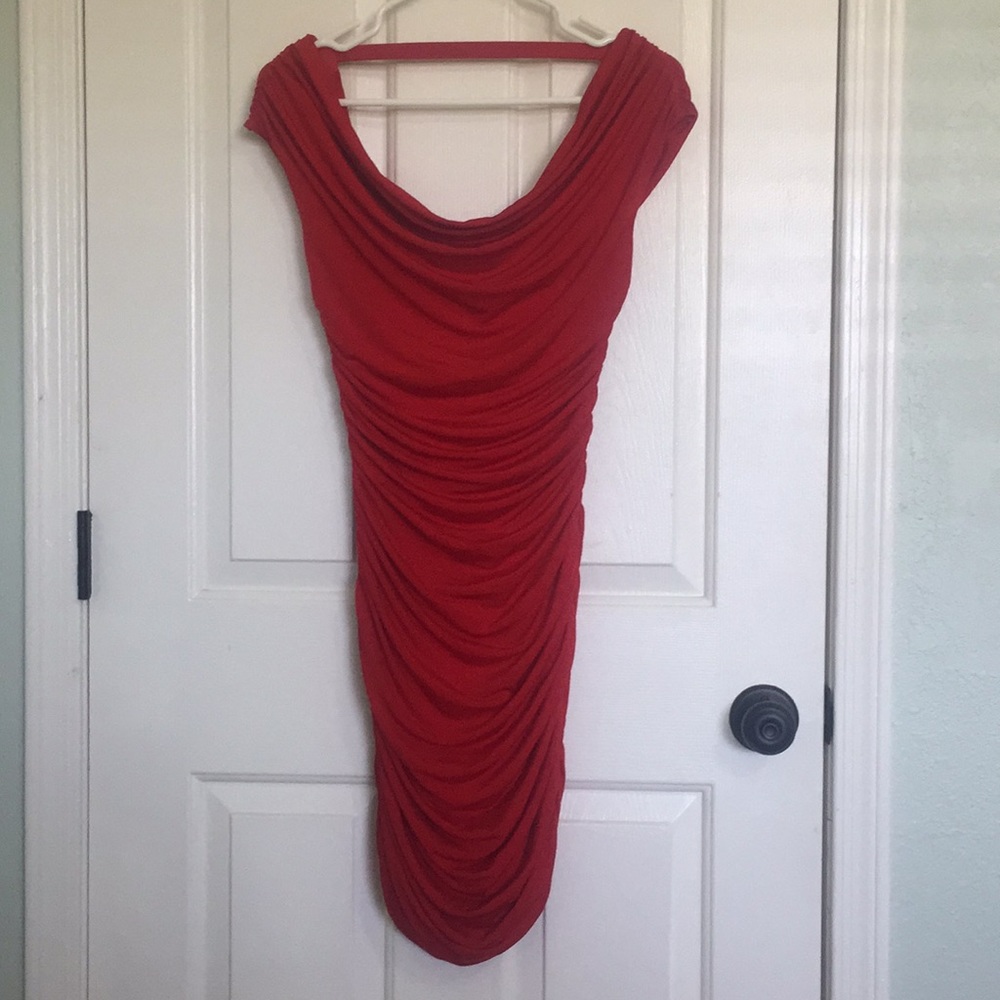 Sexy red dress